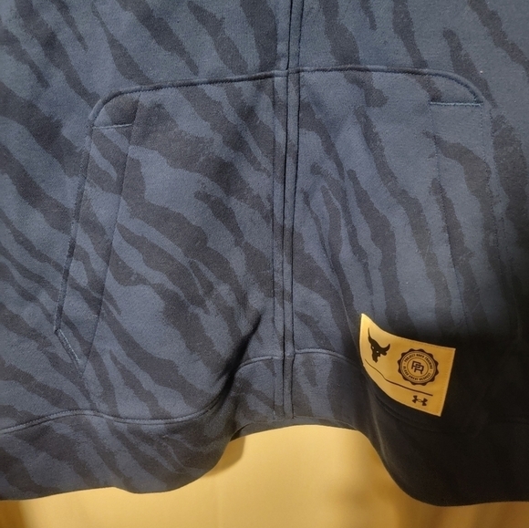 Under Armour Project Rock Rival Training Hoodie Mens Size XXL 1377444-471 - Picture 2 of 6